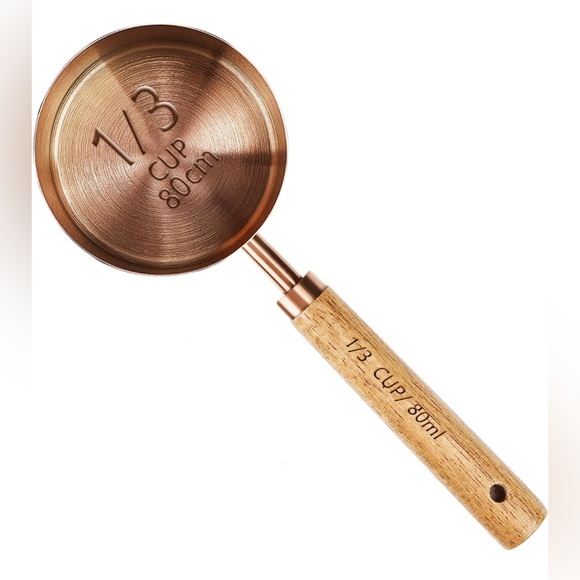 New! Rose Gold Measuring Cups and Coffee Canister - Picture 6 of 11